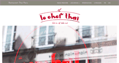 Desktop Screenshot of chef-thai.com